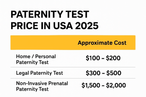 Paternity test price